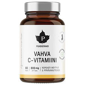 PUHDISTAMO STRONG VITAMÍN C 60 KAPSÚL