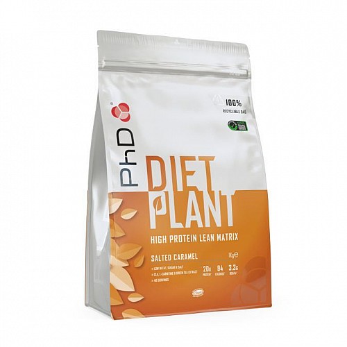 PhD NUTRITION DIET PLANT PROTEÍN 1 KG SLANÝ KARAMEL