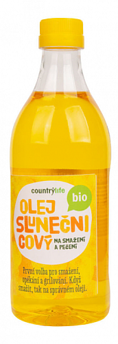 COUNTRY LIFE SLNEČNICOVÝ OLEJ BIO 1 L