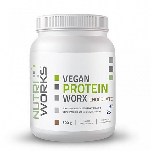 NutriWorks Vegan Protein Worx 500 g čokoláda