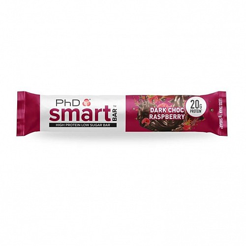 PhD NUTRITION SMART BAR DARK CHOC RASPBERRY 64 G