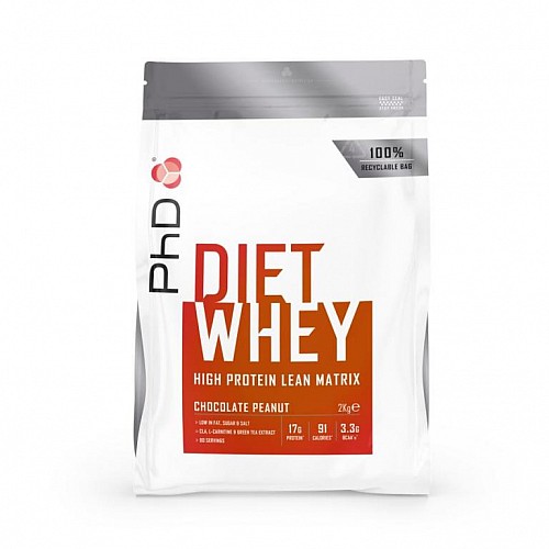 PhD NUTRITION DIET WHEY ČOKOLÁDA - ARAŠÍD 2 KG