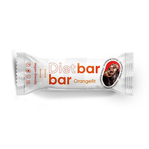 ORANGEFIT DIET BAR ČOKOLÁDA JAHODA 60 G