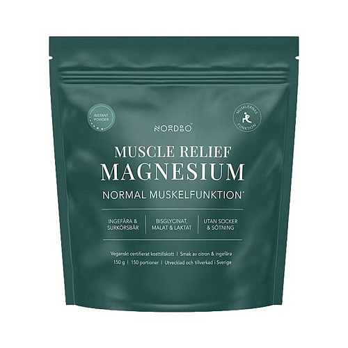 Nordbo Magnesium muscle relief CITRON 150 g