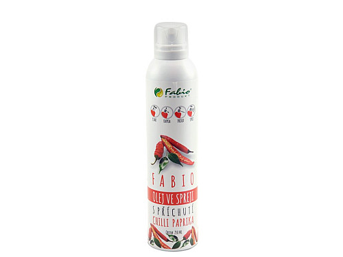 Fabio Ochutený olej v spreji CHILLI 250 ml