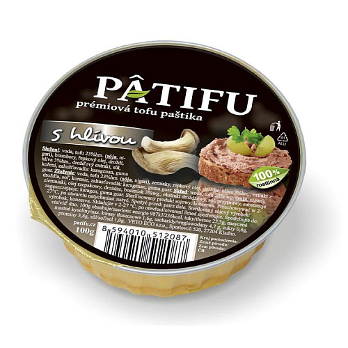 PATIFU PAŠTÉTA S HLIVOU 100 G