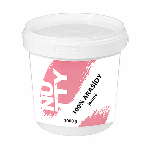 NUTTY 100% Arašidové maslo jemné 1 kg
