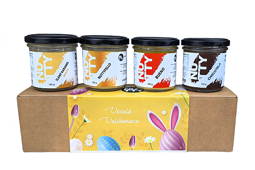 NUTTY Veľkonočný degustačný balíček NUTTY 4 x 130 G