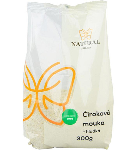 NATURAL Múka ciroková hladká 300g