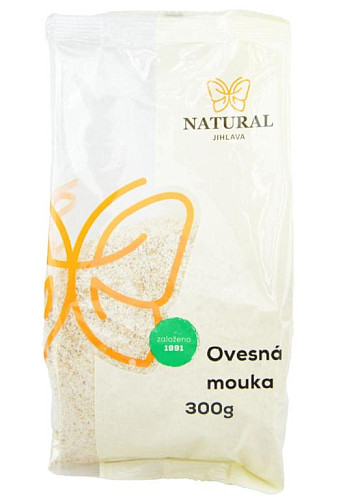 NATURAL Múka ovsená celozrnná 300 g