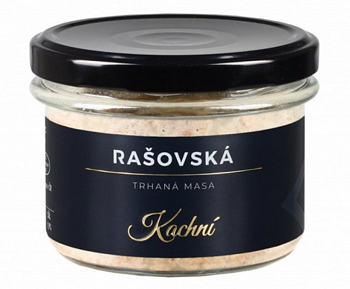 Rašovská Trhané mäso Kačacie 160 g