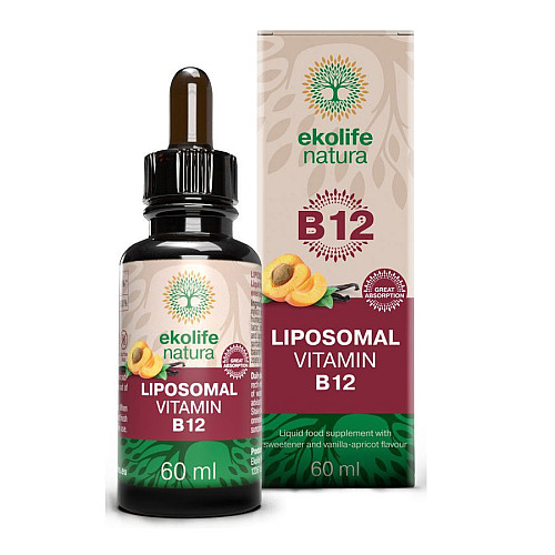 Ekolife Natura Liposomal Vitamín B12 (Lipozomálny vitamín B12) 60 ml