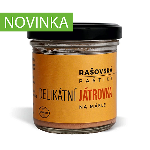 Rašovská Delikátna Játrovka na masle 115 g
