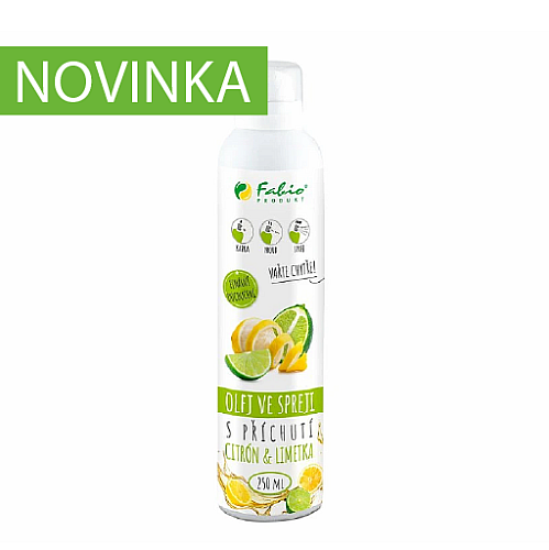 Fabio Ochutený olej v spreji CITRÓN-LIMETKA 250 ml