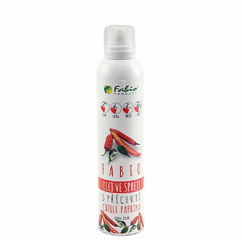Fabio Ochutený olej v spreji CHILLI 250 ml