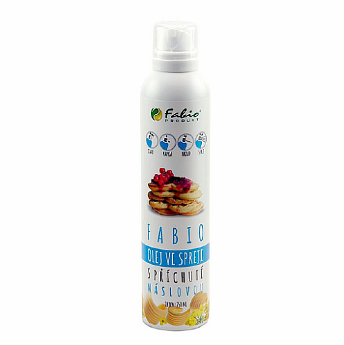 Fabio Ochutený olej v spreji MÁSLOVÝ 250 ml
