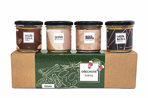 NUTTY Vegan Vianočný degustačný balíček 4x 130 g