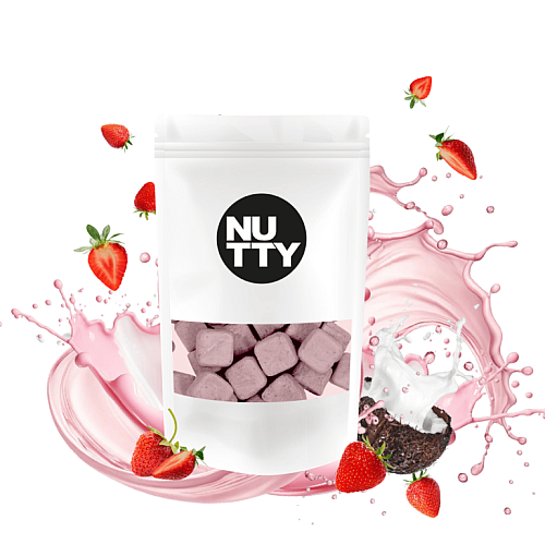 NUTTY Lyofilizované kokosové mlieko - jahoda 25 g