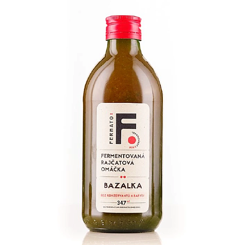 FerMato Sauce Fermentovaná paradajková zálievka BAZALKA 347 ml