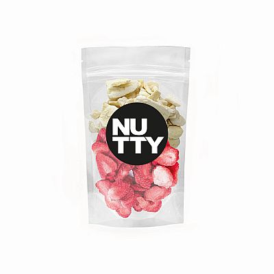 NUTTY Mix lyofilizované ovocie (jahody a banán) 25 g