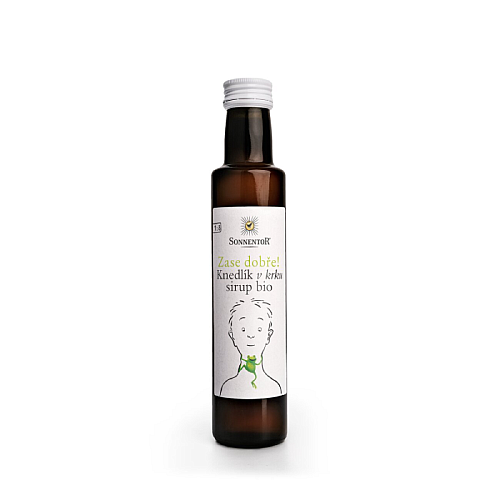 SONNENTOR Zase dobre! Knedľa v krku sirup BIO 250 ml