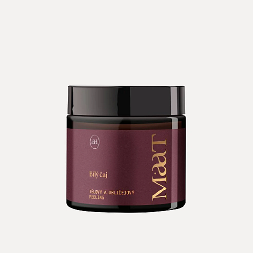 Maat Telový a tvárový peeling Biely čaj 60 ml