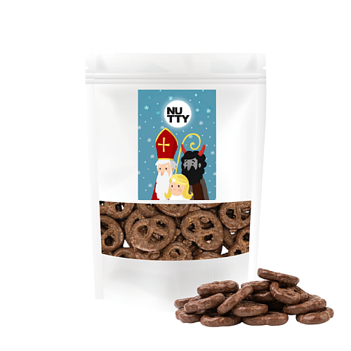 NUTTY Mikuláš praclíky v mliečnej čokoláde