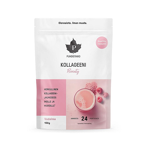 Puhdistamo Collagen Beauty 150 g malina NEW