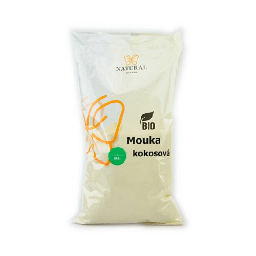 NATURAL Múka kokosová jemne mletá BIO 500 g