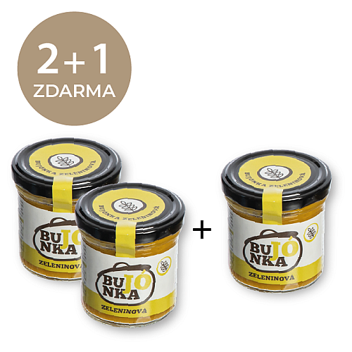 2+1 ZADARMO Bujónka Zeleninová