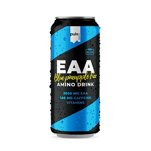PULS Nutrition EAA Drink 330ml blue pineapple fizz