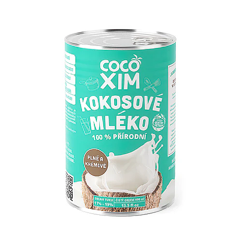 COCOXIM Mlieko kokosové na varenie plech 17-19% 400 ml