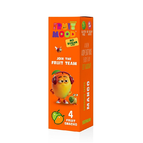 Fruit Mood Ovocný plátok MANGO 4 x 10 g