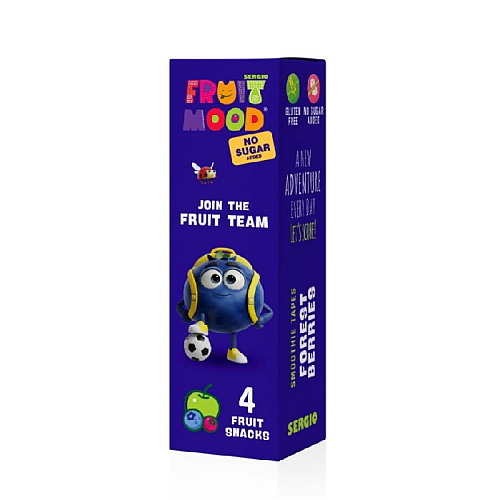 Fruit Mood Ovocný plátok LESNEJ PLODY 4 x 10 g