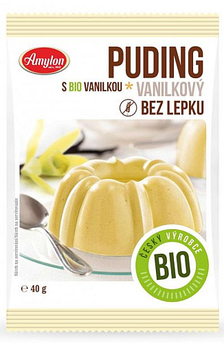Amylon Puding vanilkový BIO bez lepku 40 g