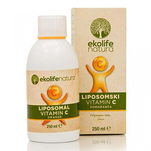 LIPOSOMAL VITAMÍN C 500 MG POMERANČ (Lipozomálny vitamín C) 250 ML