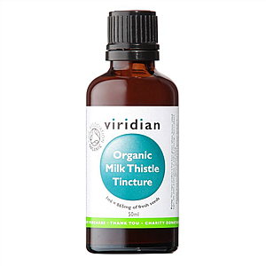Viridian Milk Thistle Tincture 50 ml bio (Pestrec mariánsky tinktúra)
