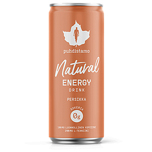 Puhdistamo Natural energy drink Broskyňa 330 ml