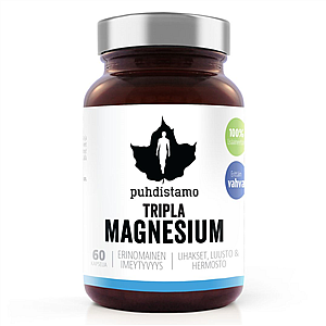 Puhdistamo Triple Magnesium 60 kapsúl (Horčík)
