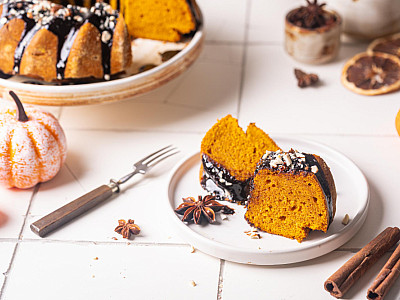 Podzimní dýňová bábovka