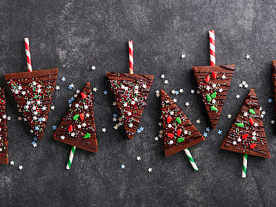 FAZOLOVÉ BROWNIES STROMEČKY