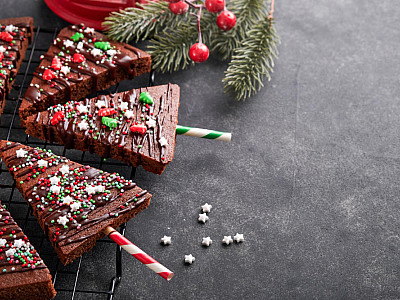 FAZOLOVÉ BROWNIES STROMEČKY