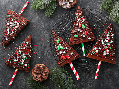 FAZOLOVÉ BROWNIES STROMEČKY