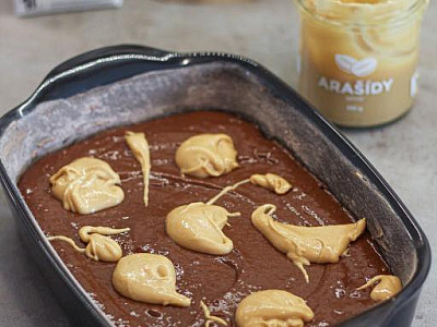Brownie s arašidovým maslom