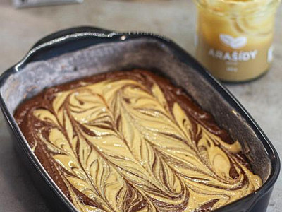 Brownie s arašidovým maslom