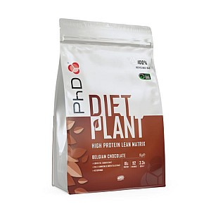 PhD NUTRITION DIET PLANT PROTEIN 1 KG BELGICKÁ ČOKOLÁDA