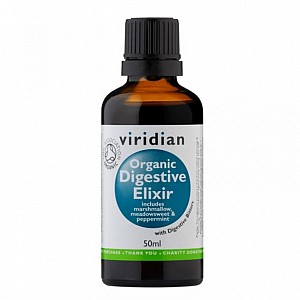 Viridian Digestive Elixir 50 ml Organic (Elixír na zažívanie)
