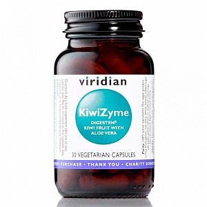 Viridian KiwiZyme 30 kapsúl (Tráviace enzýmy a vláknina)