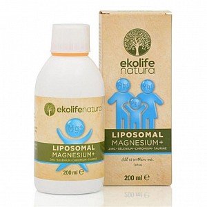 EKOLIFE NATURA LIPOSOMAL MAGNESIUM+ 200 ML (Lipozomálny horčík)