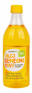 Country Life Slnečnicový olej BIO 1 l